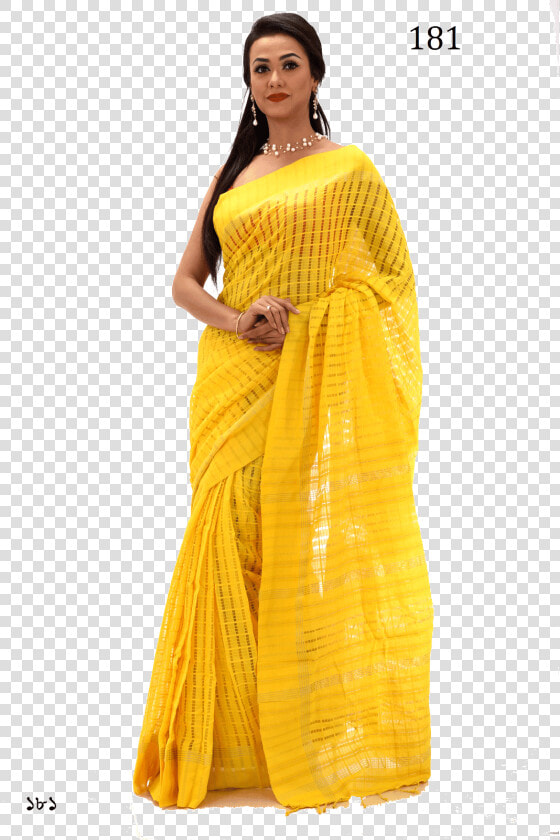 Soft Cotton Saree   Sari  HD Png DownloadTransparent PNG