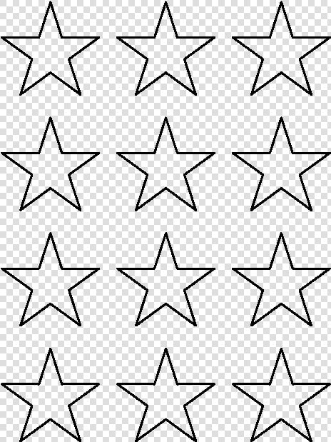 Clipart Stars Pdf   2 Inch Star Template Printable  HD Png DownloadTransparent PNG