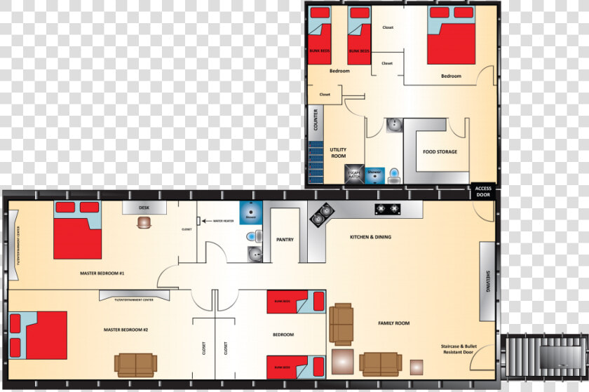 Underground Bunker Floor Plans  HD Png DownloadTransparent PNG