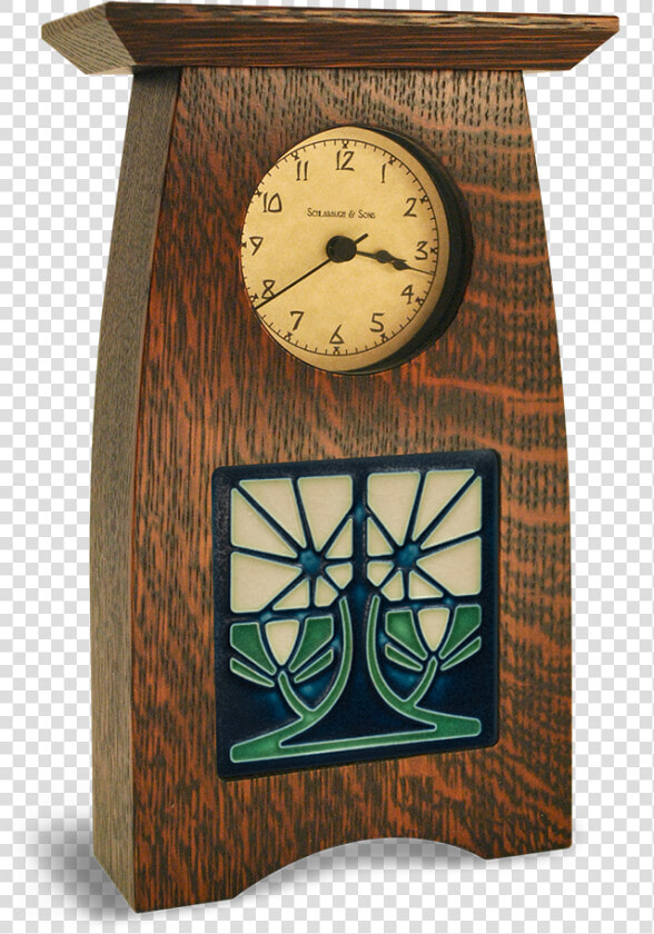 Tile In Arts And Crafts Clock   Art  HD Png DownloadTransparent PNG