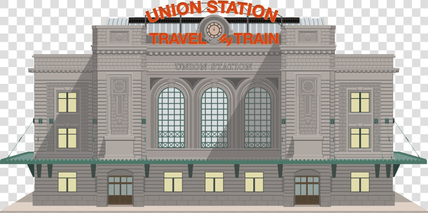 Denver By Notselenagomez Big   Denver Union Station Vector  HD Png DownloadTransparent PNG