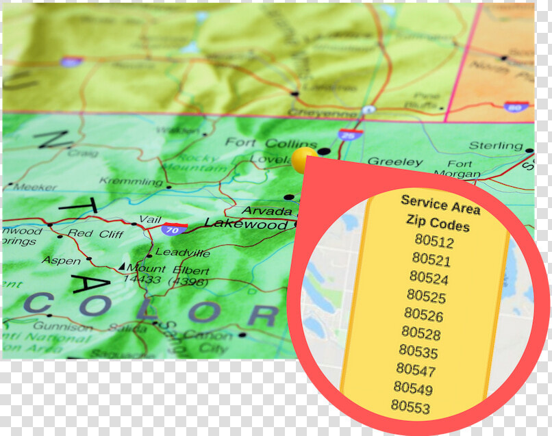 Lawn Doctor Fort Collins Territory Map   Circle  HD Png DownloadTransparent PNG