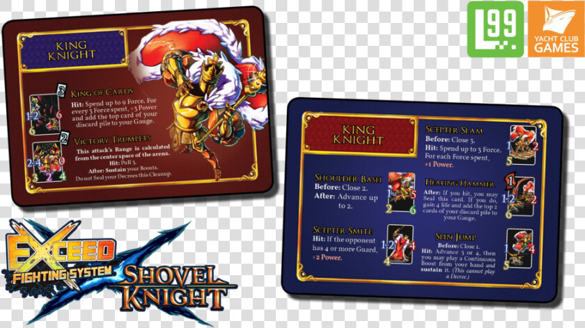 Exceed Card Previews   Exceed Fighting System Shovel Knight  HD Png DownloadTransparent PNG