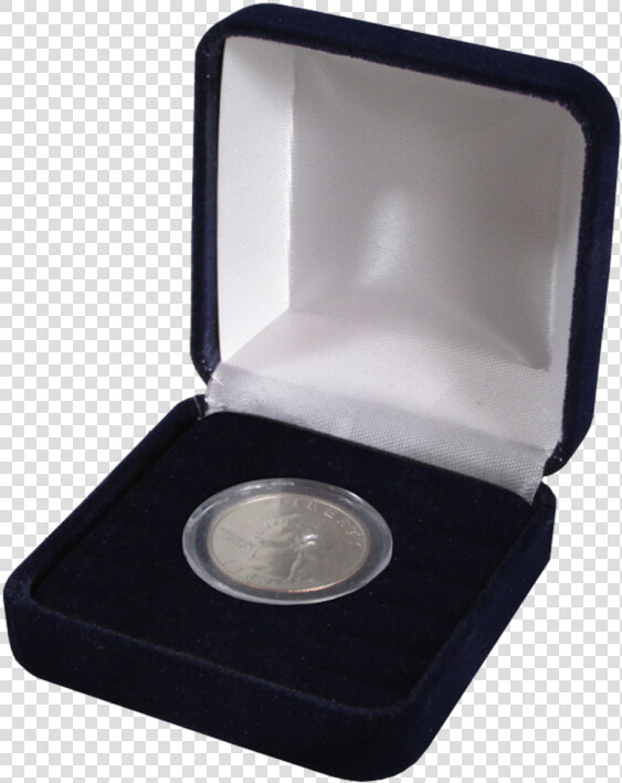 Velvet Coin Box Small Capsule   Silver Coin Box Png  Transparent PngTransparent PNG