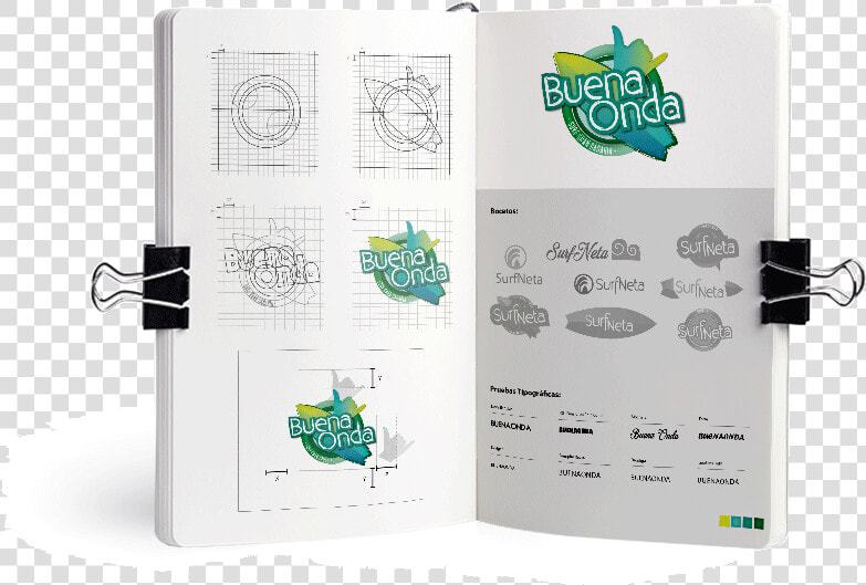 Logotype Sketches For Buena Onda   Illustration  HD Png DownloadTransparent PNG