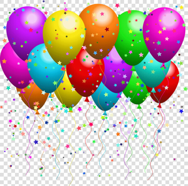 Birthday Balloons Clipart   Png Download   Balloons Clipart Free  Transparent PngTransparent PNG