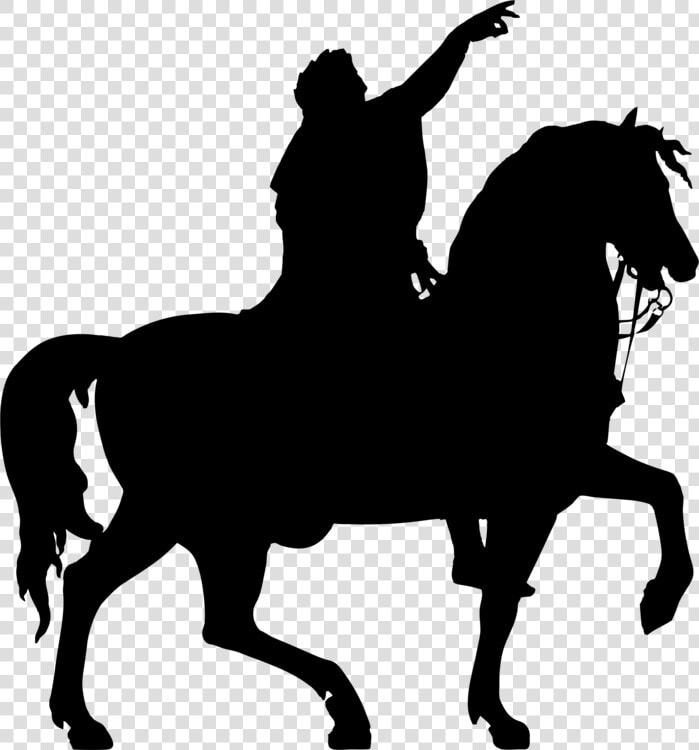 Mare horse silhouette   Windsor Great Park  Equestrian Statue Of George Iii  HD Png DownloadTransparent PNG