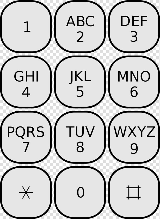 Telephone Keypad  HD Png DownloadTransparent PNG