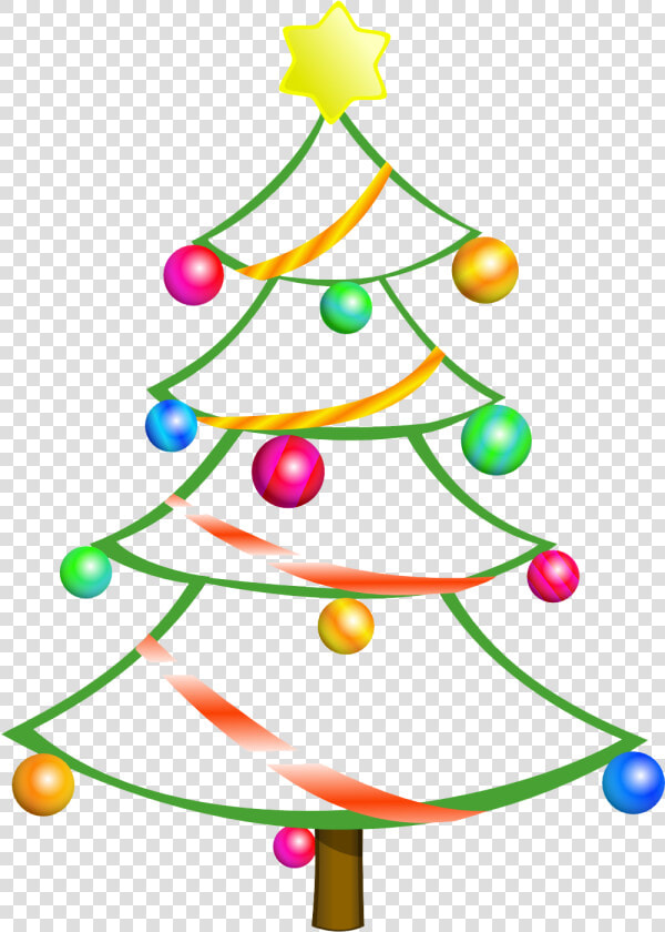 Clip Art Christmas Tree Outline   Public Domain Christmas Clip Art Free  HD Png DownloadTransparent PNG