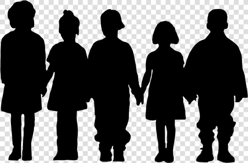 Can Someone Please Help   Children Silhouette  HD Png DownloadTransparent PNG