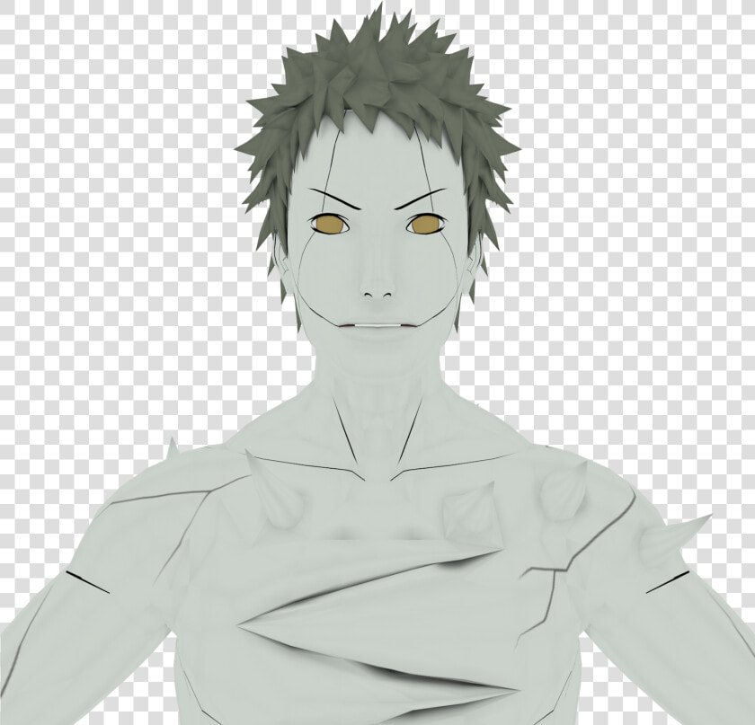 White Zetsu Army   Cartoon  HD Png DownloadTransparent PNG