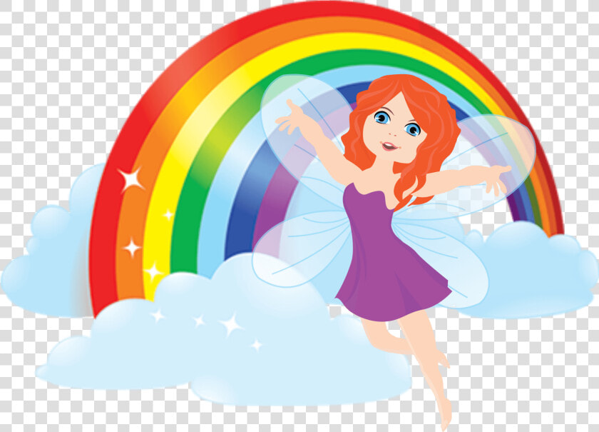 Purple Fairy With Rainbow   Arc Enciel Arc En Ciel  HD Png DownloadTransparent PNG