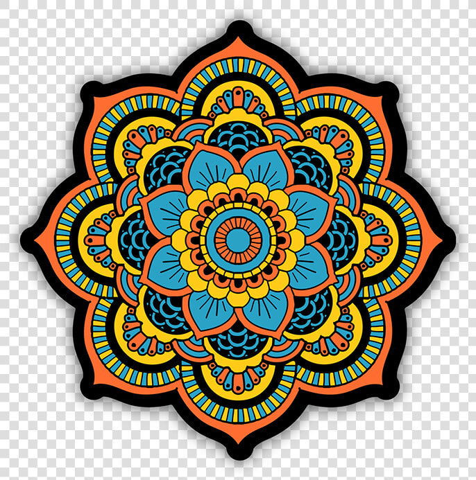 Sacred Geometry Mandala V4 Bumper Stickers   Sacred Geometry Mandala  HD Png DownloadTransparent PNG