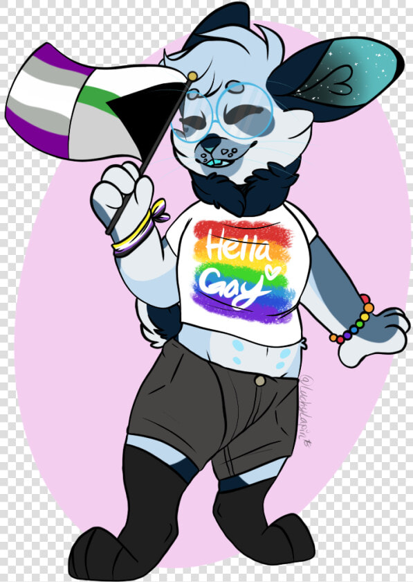 I’m A Big Gay Furry Who Draws Their Fursona In Shorts  HD Png DownloadTransparent PNG