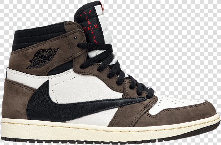 Jordan 1 Travis Scott  HD Png DownloadTransparent PNG