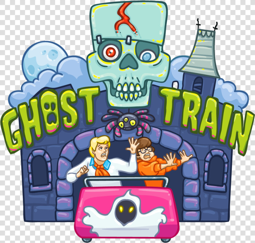 Spooky Clipart Train   Ghost Train Ride Clipart  HD Png DownloadTransparent PNG