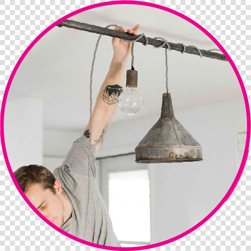 Diy Lighting   Diy Plug In Pendant Light  HD Png DownloadTransparent PNG