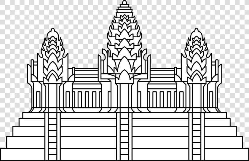 Cambodia Flag Angkor Wat  HD Png DownloadTransparent PNG