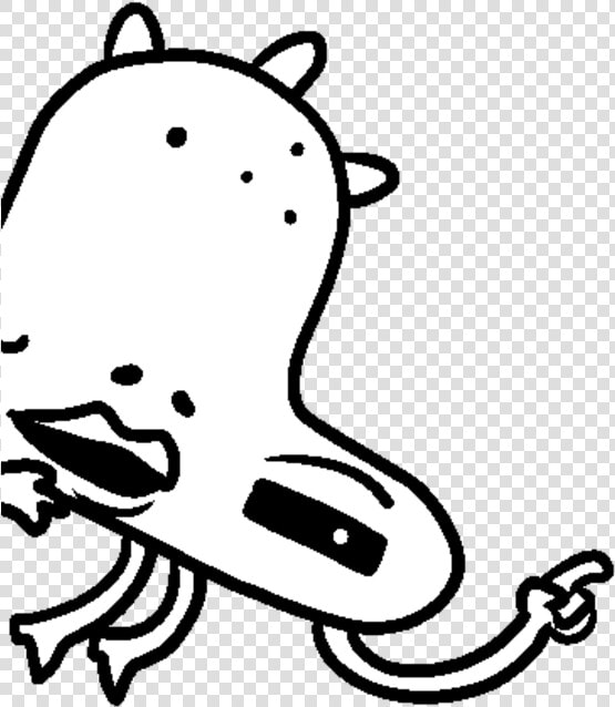 Undertale White Face Black Black And White Mammal Nose   Jerry Undertale Png  Transparent PngTransparent PNG