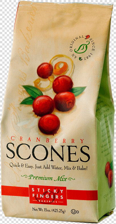 Cranberry Scone Mix   Sticky Fingers Scones  HD Png DownloadTransparent PNG