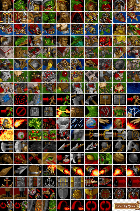 Warcraft 2 Unit Icons   Warcraft 3 Icons Building  HD Png DownloadTransparent PNG