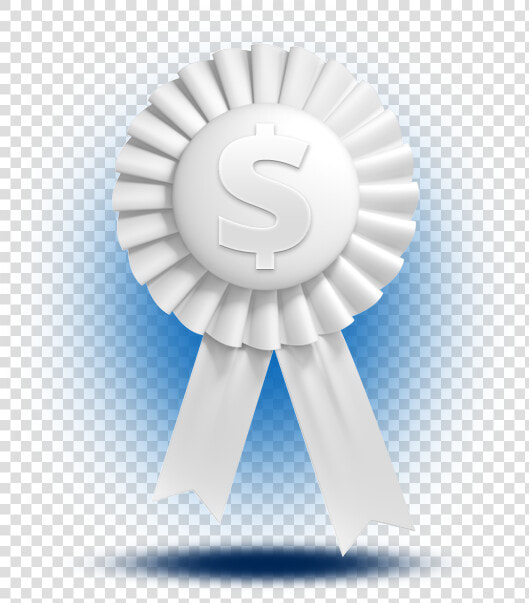 3d White Certificate Ribbon Featuredcontent   Circle  HD Png DownloadTransparent PNG