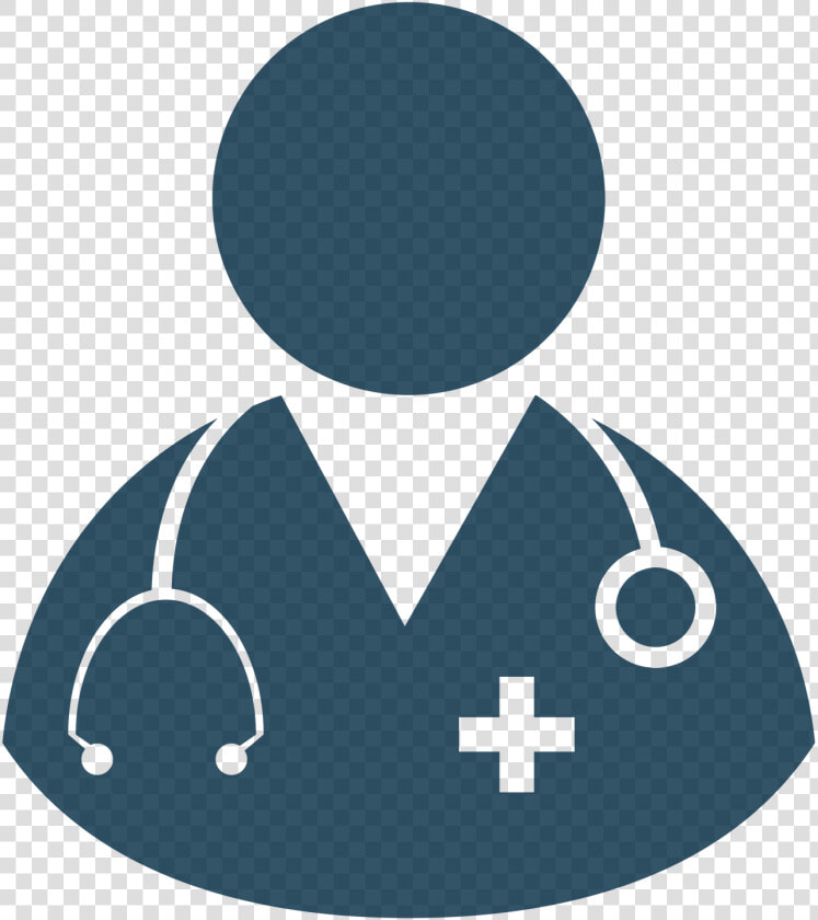 Blue Veterinarian Icon   Doctor Clipart Black And White  HD Png DownloadTransparent PNG