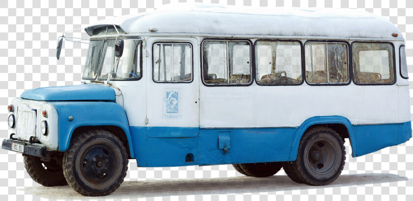 Bus  Kawz 3976  Isolated  Russia  Kyrgyzstan  Old Cccp   Russian Old Bus  HD Png DownloadTransparent PNG