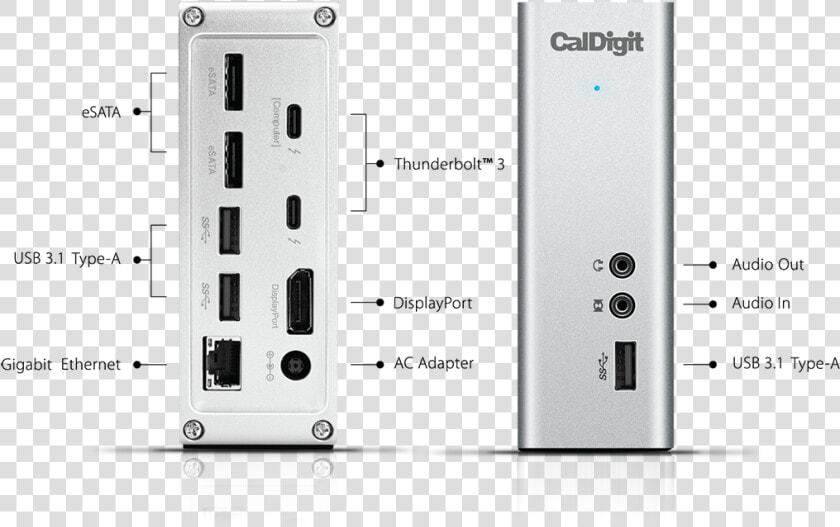 Caldigit Thunderbolt 3 Dock  HD Png DownloadTransparent PNG