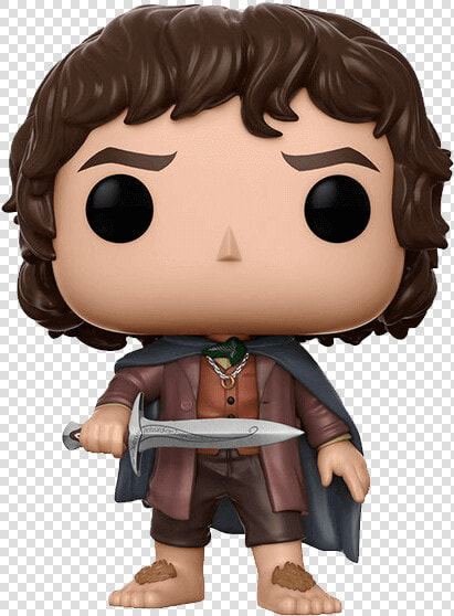 Lotr Frodo Baggins Pop Figure   Funko Pop Lord Of The Rings Frodo Baggins  HD Png DownloadTransparent PNG