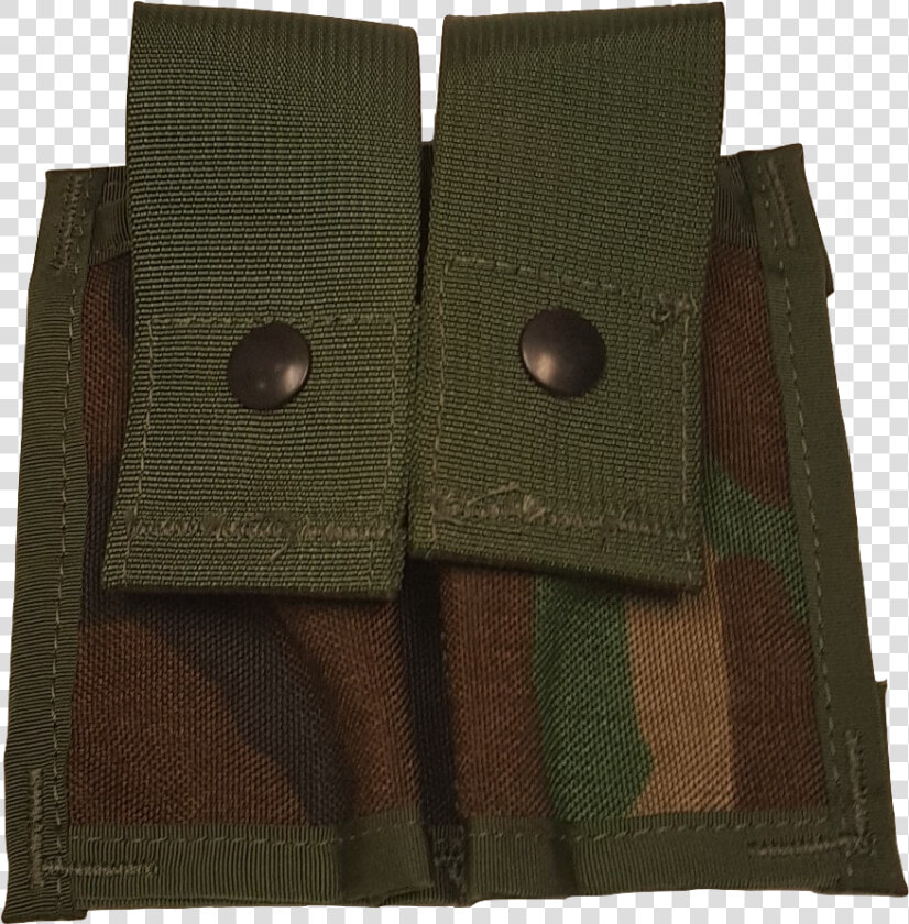 Molle Ii 40mm Pyrotechnic Pouch Double Woodland   Leather  HD Png DownloadTransparent PNG