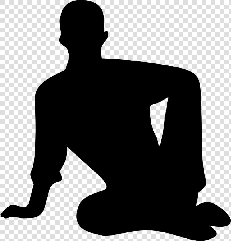 Silhouette  Man  Sitting  Alone  Clothing  Confident   Men Sitting Down Silhouette  HD Png DownloadTransparent PNG