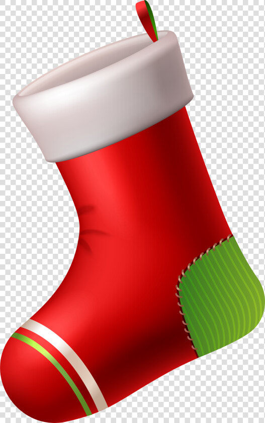 Red Christmas Stocking Clip   Transparent Christmas Stocking Png  Png DownloadTransparent PNG