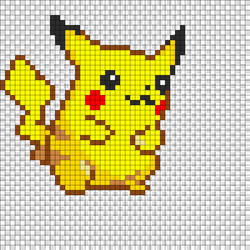 Pikachu Perler Bead Pokemon Patterns  HD Png DownloadTransparent PNG