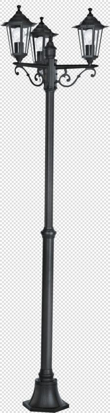 Laterna4 Outdoor 3 Light Lampost Black   Lampadaire Exterieur Triple  HD Png DownloadTransparent PNG