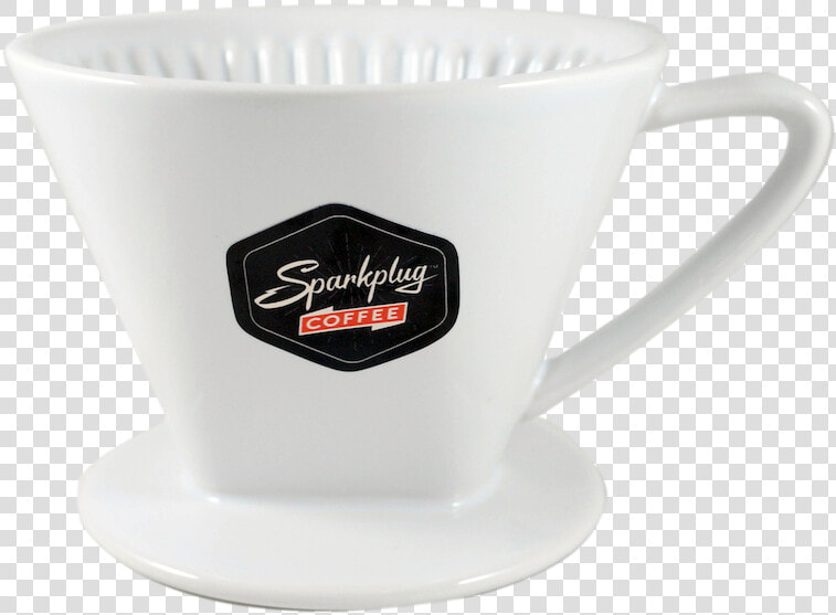  2  4 One Cup Porcelain Pour Over Cone Dripper Filter  HD Png DownloadTransparent PNG