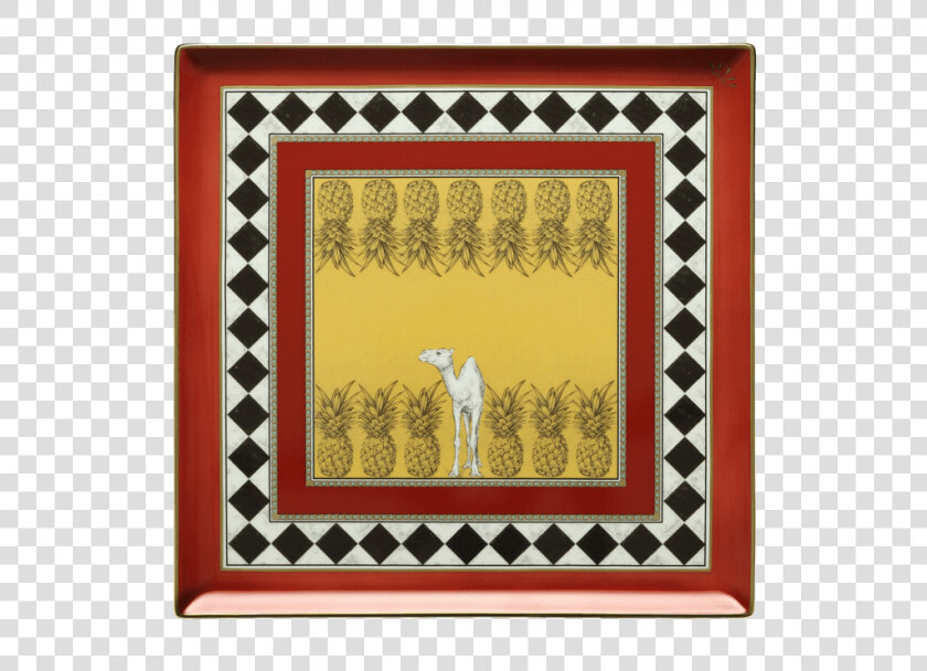 Transparent Square Plate Png   Richard Ginori Totem Camel  Png DownloadTransparent PNG