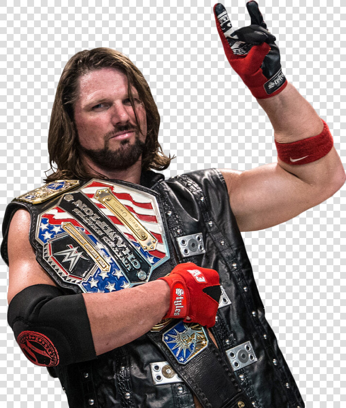 Transparent Aj Styles Png   United States Champion Aj Styles  Png DownloadTransparent PNG