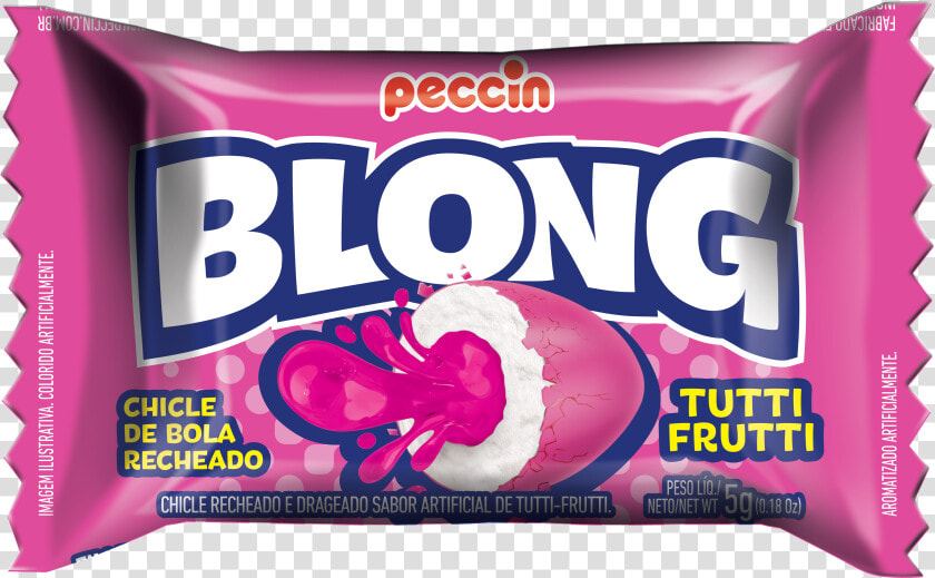 Chicle Blong Tutti Frutti Peccin 200g  HD Png DownloadTransparent PNG