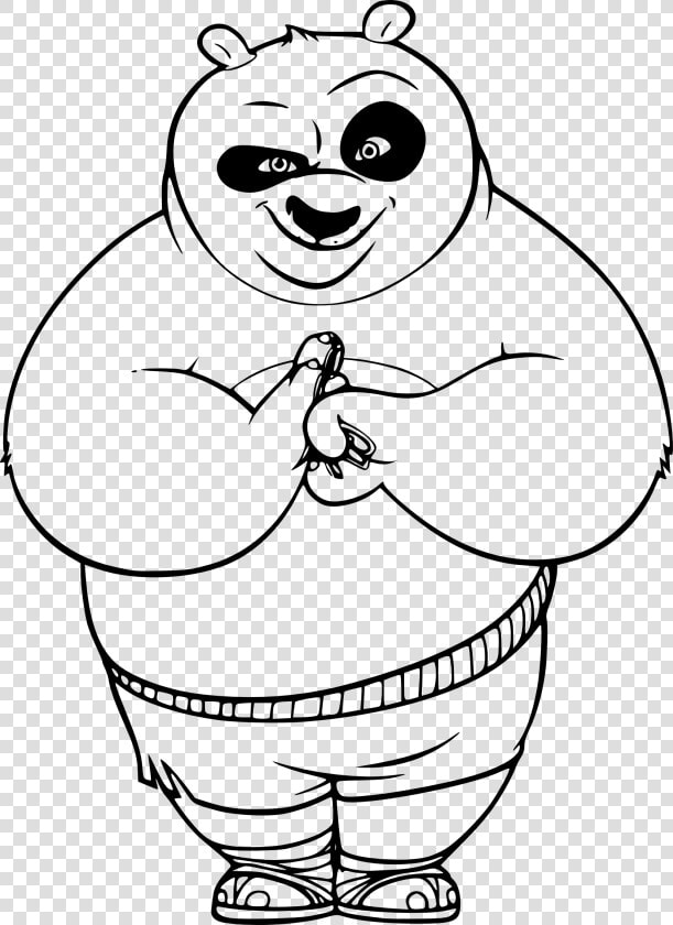 Kung Fu Panda Team Sketch   Po Kung Fu Panda Drawing  HD Png DownloadTransparent PNG