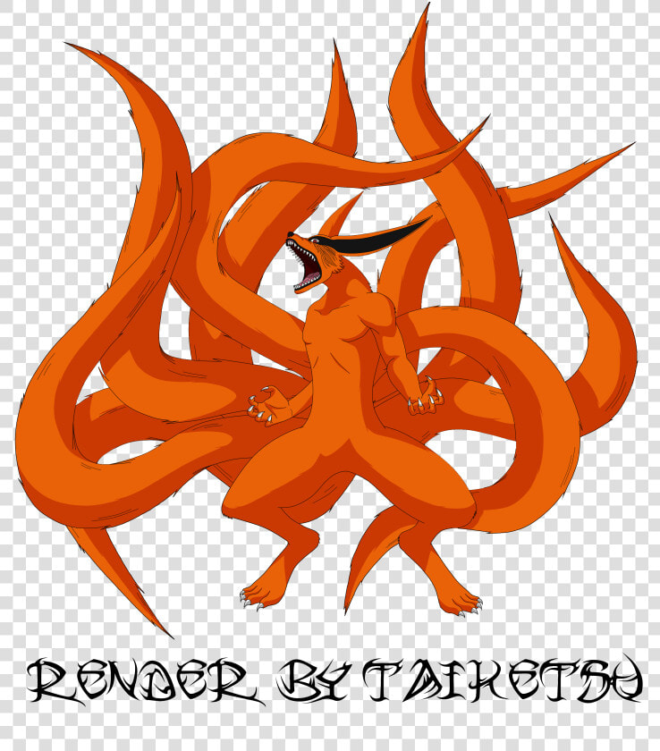 Nine Tailed Fox Naruto  HD Png DownloadTransparent PNG