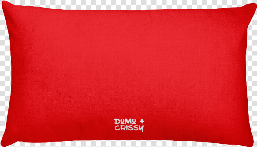 Domo  amp  Crissy War Pillow Red   Red Rectangular  HD Png DownloadTransparent PNG