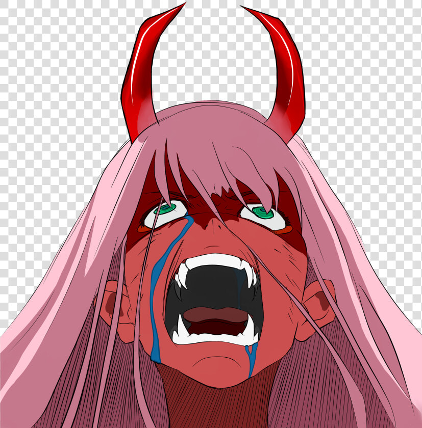 Red Oni Zero Two   Zero Two Red Oni  HD Png DownloadTransparent PNG