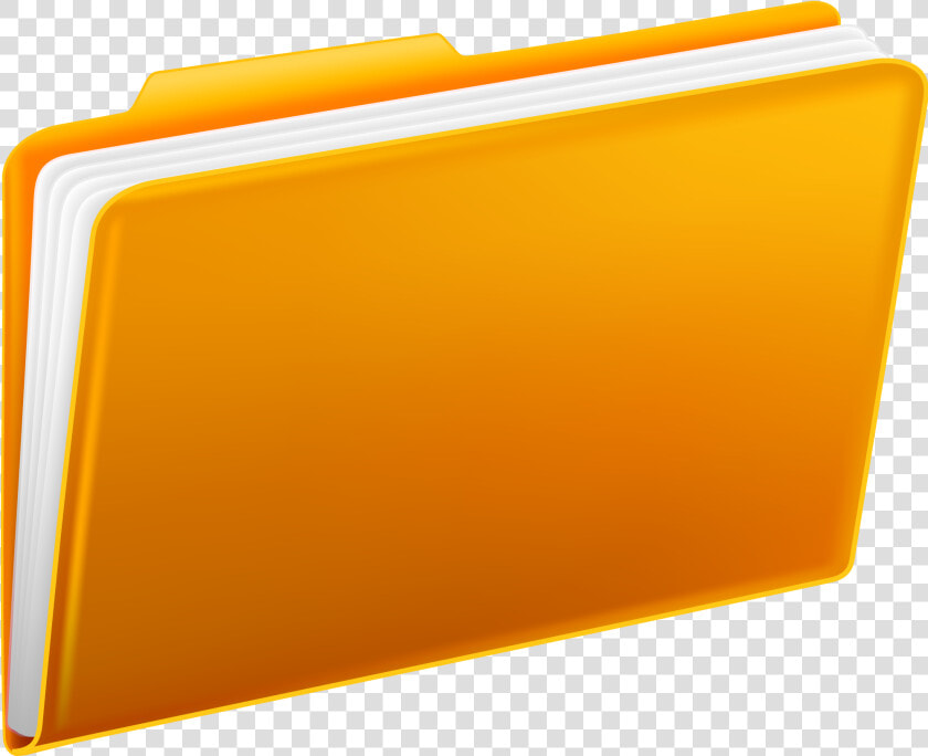 Yellow Folders Png   Folder Icon Png Orange With Transparent Background  Png DownloadTransparent PNG