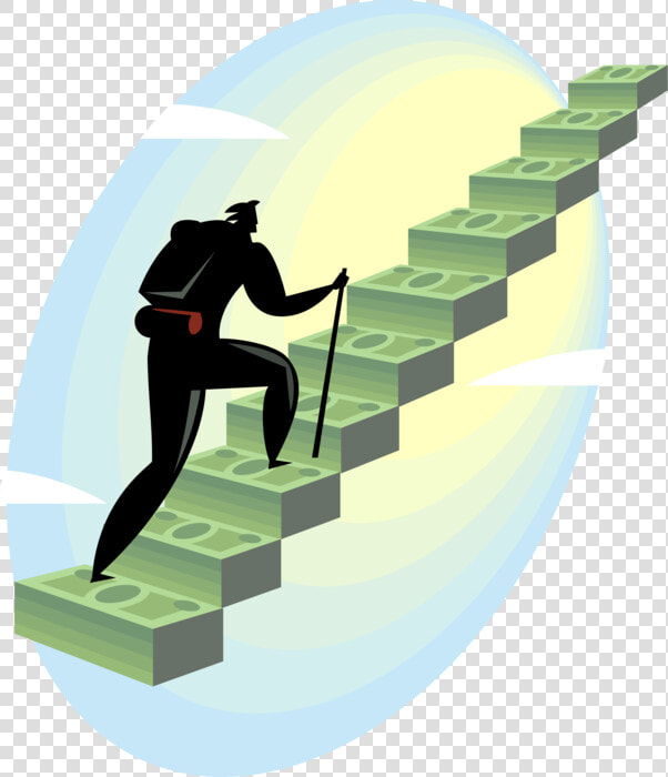 Vector Illustration Of Mountain Climber Businessman   Commitment Clip Art  HD Png DownloadTransparent PNG