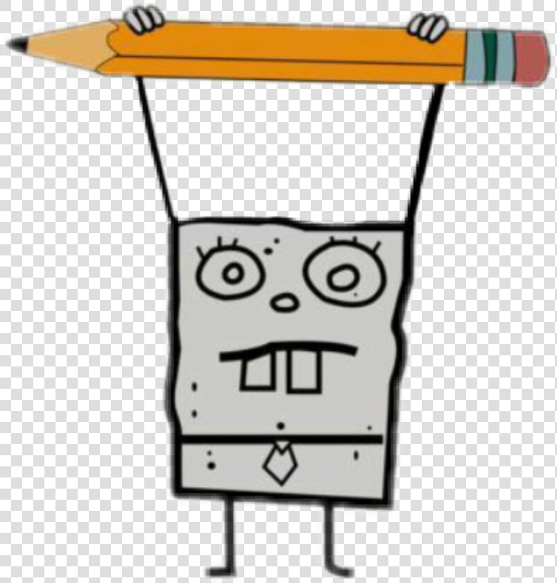  doodlebob   Bob Esponja Trazo  HD Png DownloadTransparent PNG