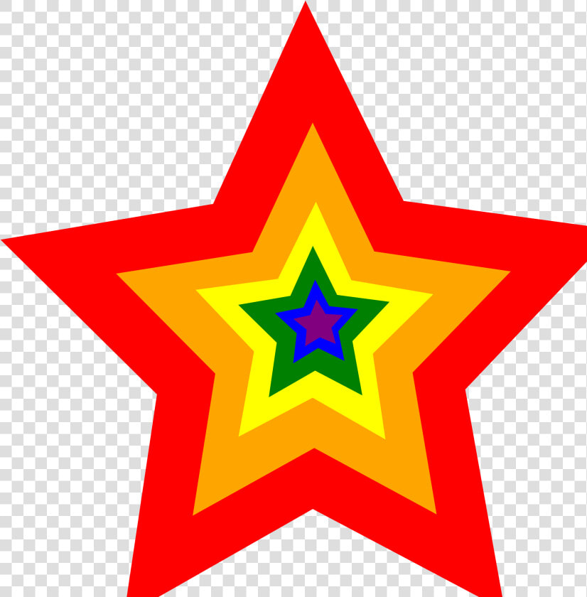 Hd Rainbow Star Clip Art Pictures Free Vector Art Images   Rainbow Stars Clipart Png  Transparent PngTransparent PNG