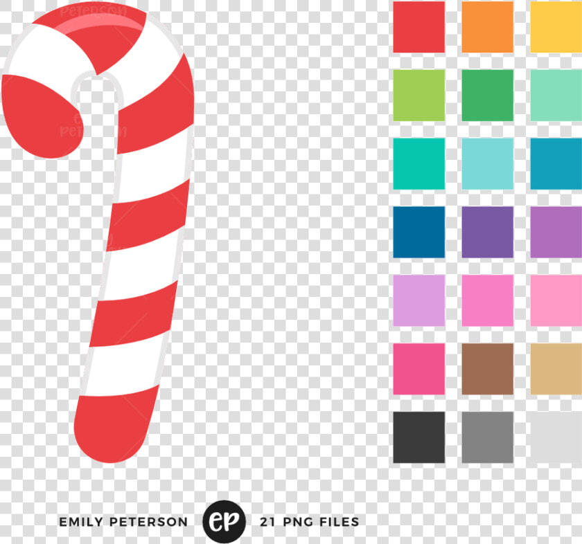 Candy Cane Canes Clipart By Emily Peterson Studio Transparent   Ice Lolly Clip Art  HD Png DownloadTransparent PNG