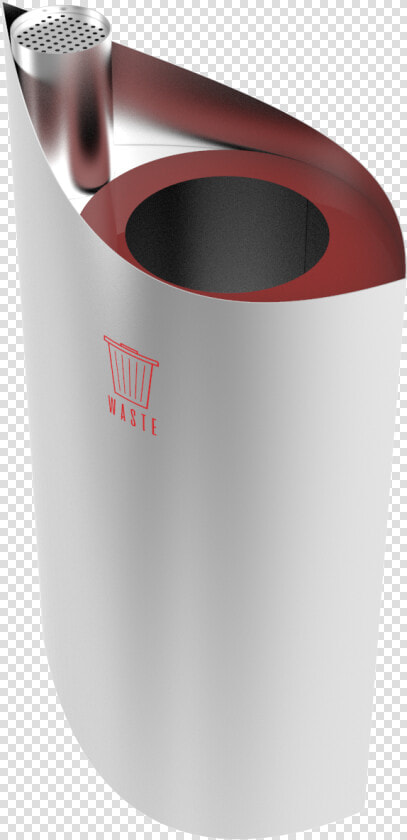 Katyn Sst Urban Outdoor Stainless Steel Trash Bin With   Tool Socket  HD Png DownloadTransparent PNG