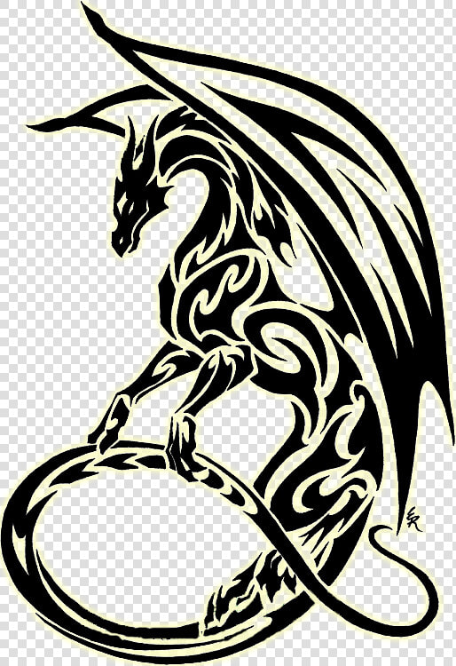 Tribal Best Books Posters   Dragon Tattoo Art  HD Png DownloadTransparent PNG